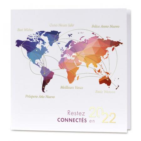 Carte de vœux relations internationales